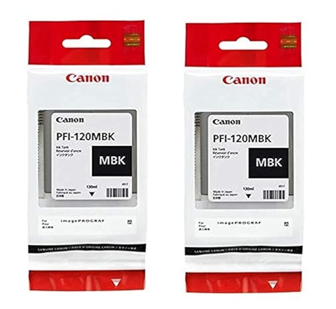 Canon PFI-120MBK 2 Pigment Matte Black 130ml Ink Tanks