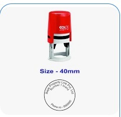 COLOP Printer R 40, Self Ink Stamp, Size - 40mm