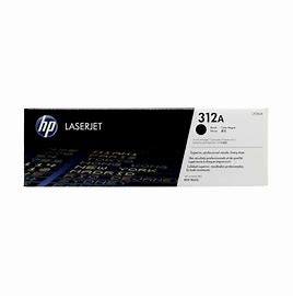 HP 312A Black Original LaserJet Toner Cartridge, CF380A