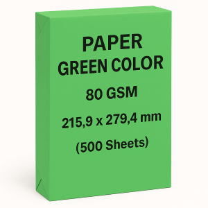 PAPER A4 COLOR GREEN -80G 500X1