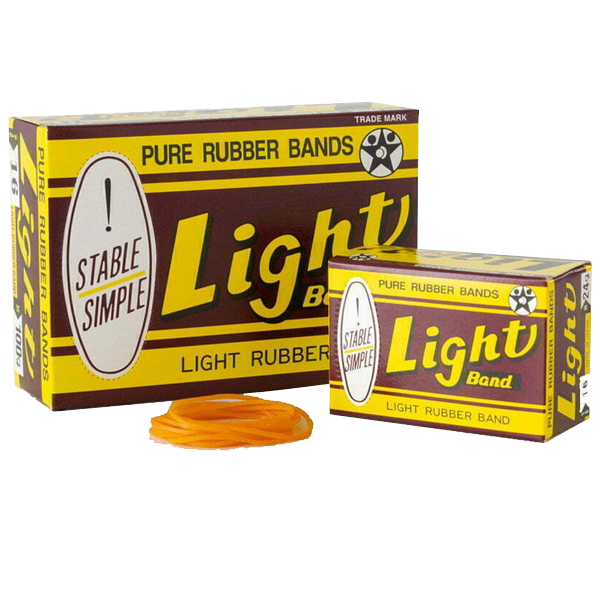 LIGHT RUBBER BAND NO 18/50 GRAMS