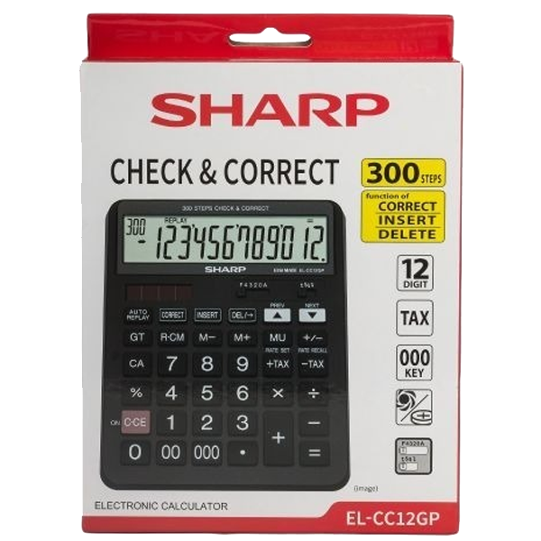 SHARP EL-CC12GP CALCULATOR