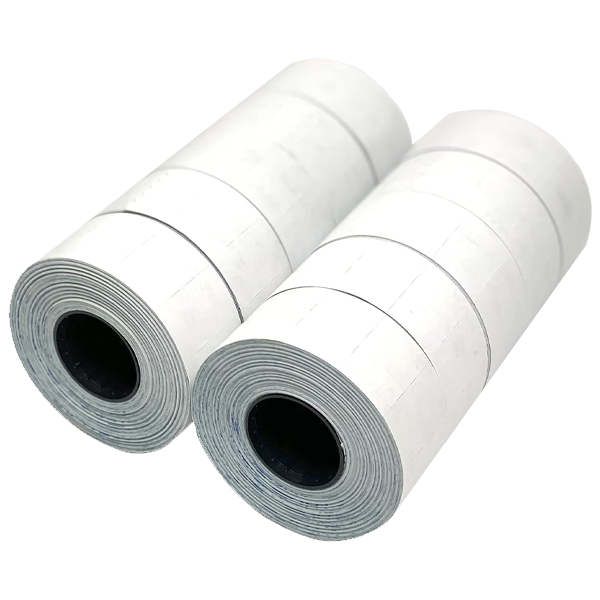 ATLAS TWO-LINE PRINT WHITE PRICING LABELS PACK OF 12 - 2616