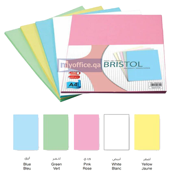 SPECTA COLOUR COLOUR BOARD A4 230GM (100 SHEETS)