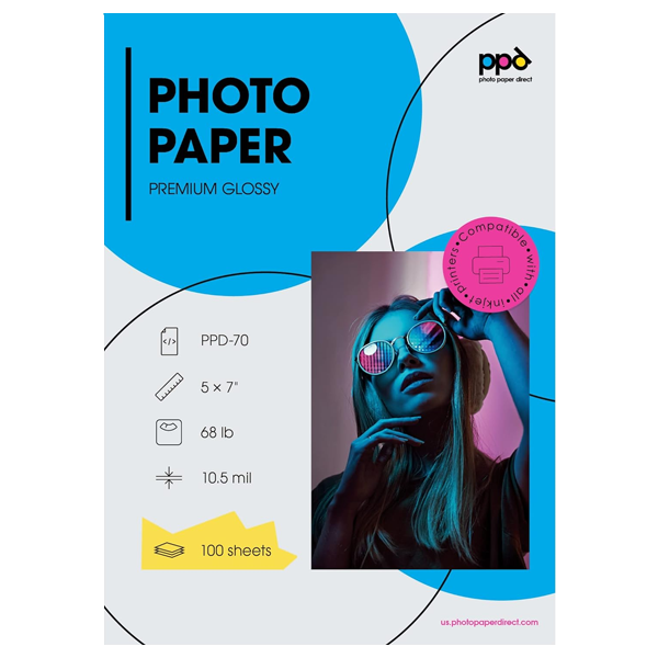 PREMIUM INKJET GLOSSY PAPER 100SHEETS