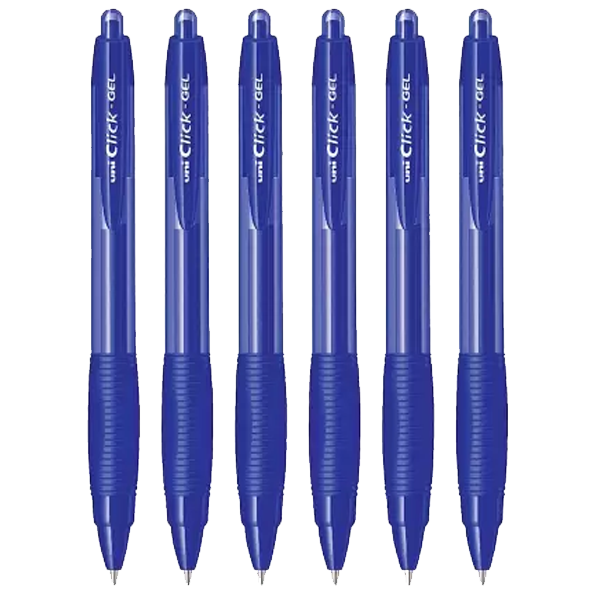 DELI COUNTER PEN, GEL INK - RUBBER GRIP - BLACK