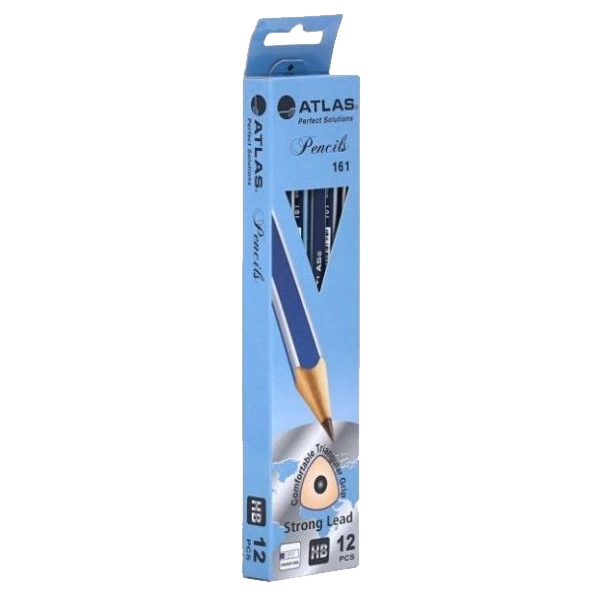 ATLAS 161 TRIANGULAR GRIP HB PENCIL