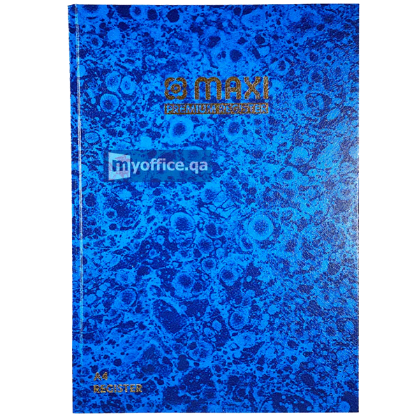 REGISTER BOOK MAXI F4 4QR
