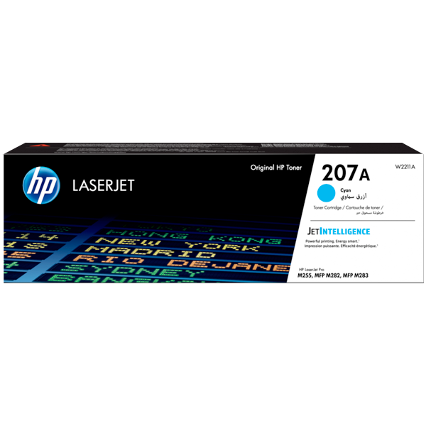 HP 207A W2211A ORIGINAL LASERJET TONER CARTRIDGE CYAN