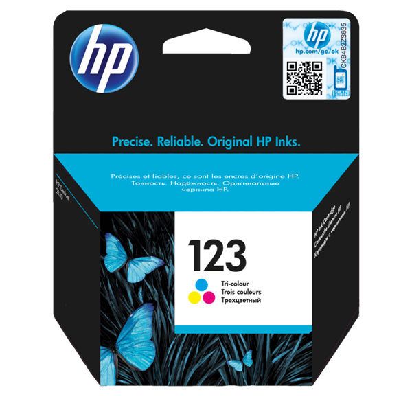 HP 123 TRI-COLOUR CARTRIDGE