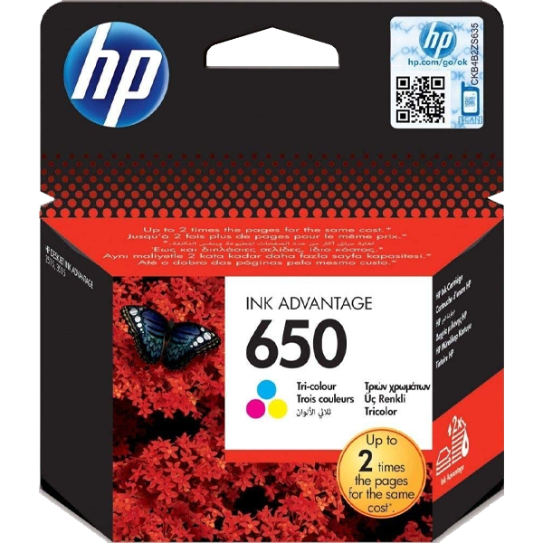 HP 650 TRI-COLOUR