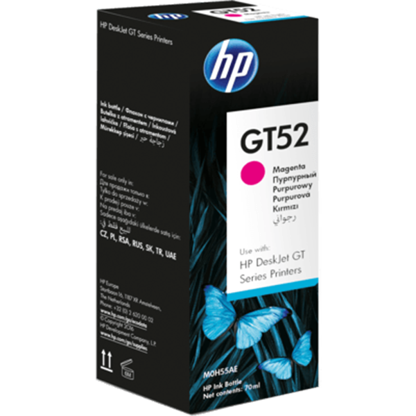 HP GT52 MAGENTA INK BOTTLE