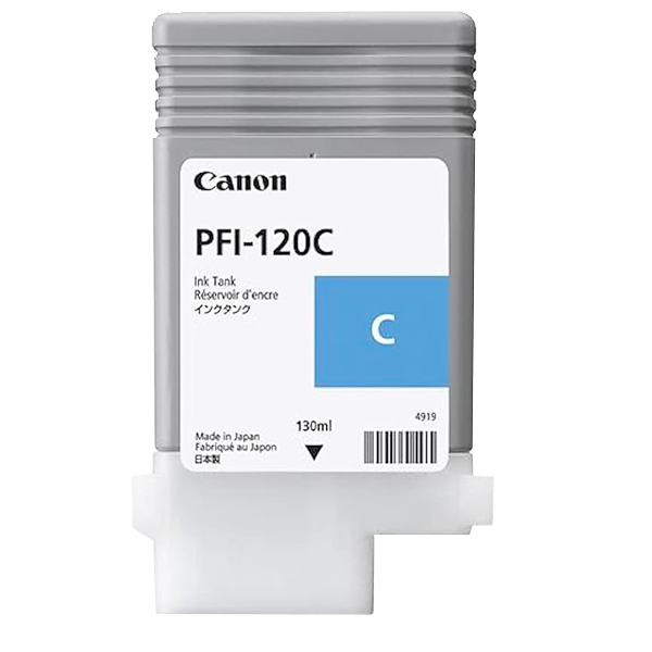 CANON PFI-120C PIGMENT CYAN INK TANK 130ML BY CES IMAGING