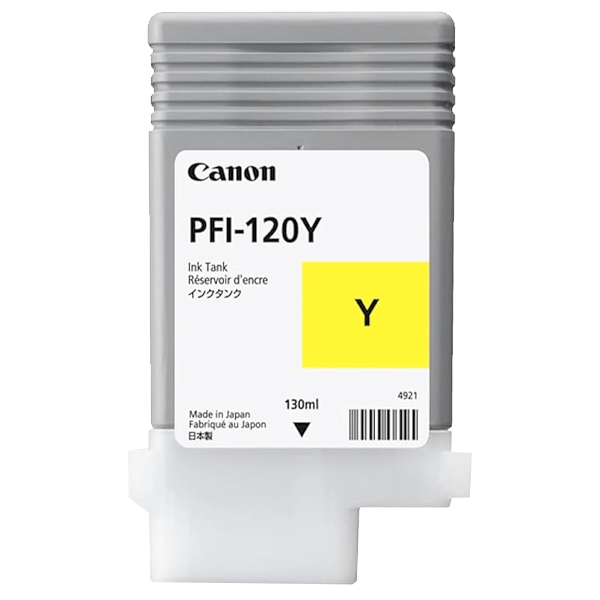 CANON PFI-120Y PIGMENT INK TANK (YELLOW, 130ML)