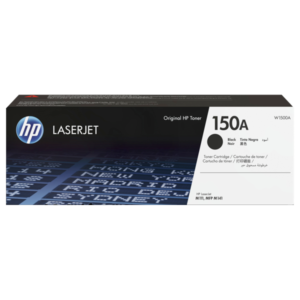 HP 150A BLACK ORIGINAL LASERJET TONER CARTRIDGE (W1500A)