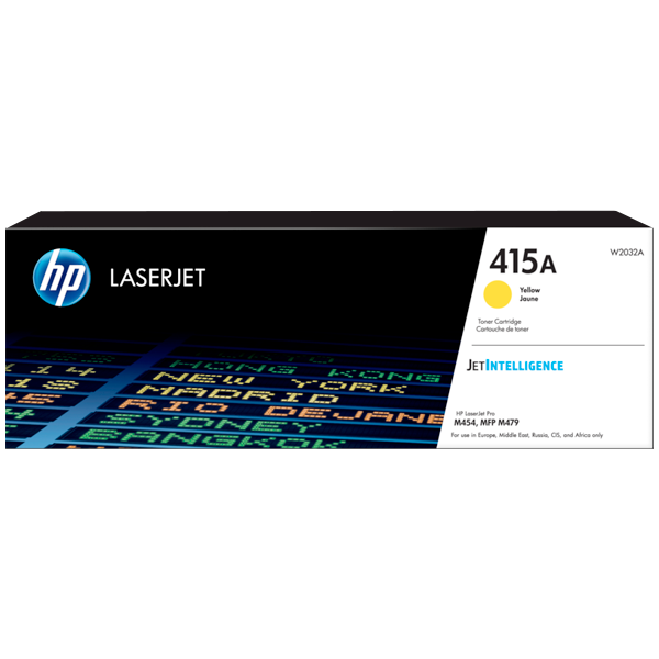HP 415A YELLOW ORIGINAL LASERJET TONER CARTRIDGE