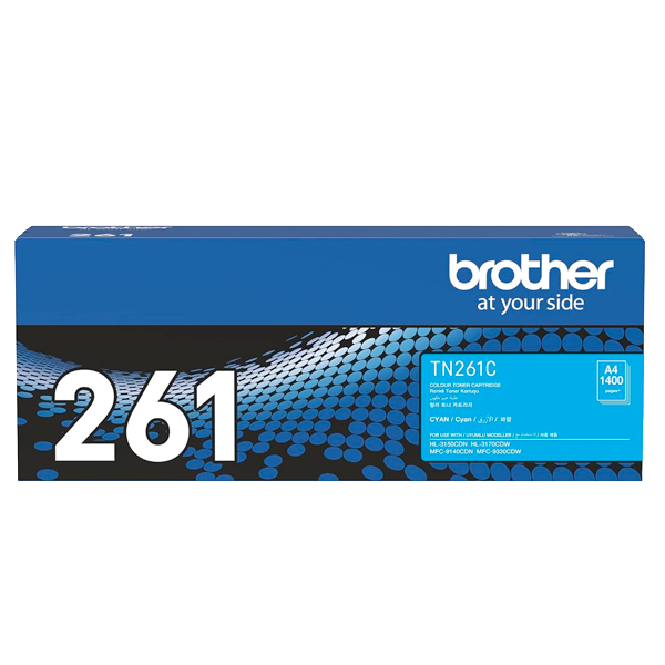 BROTHER TN-261C CYAN TONER CARTRIDGE