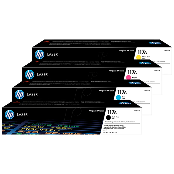 HP 117A ORIGINAL LASERJET TONER FULL SET