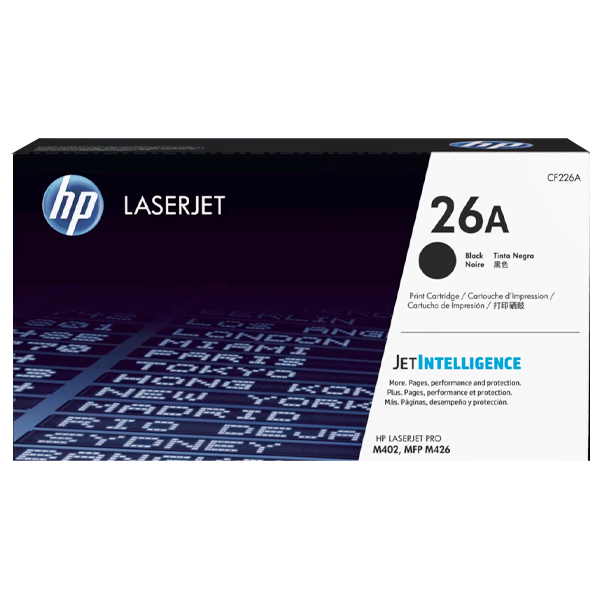 HP 26A BLACK ORIGINAL LASERJET TONER CARTRIDGE