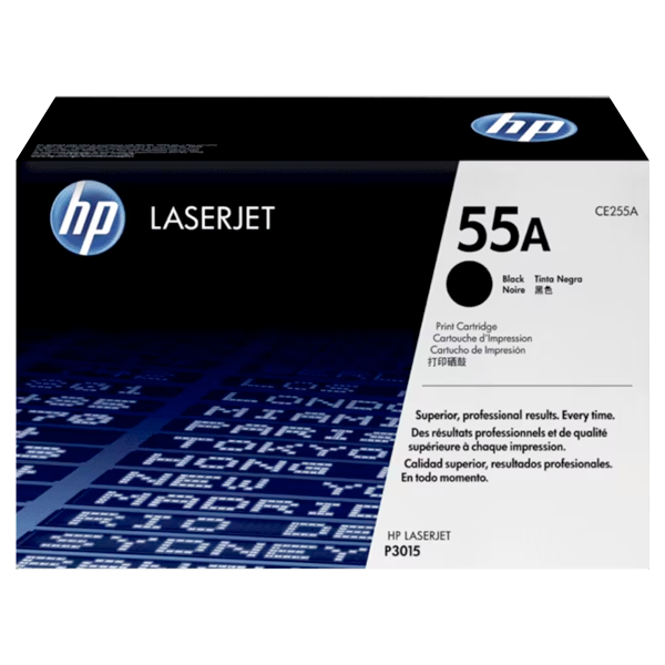 HP 55A BLACK ORIGINAL LASERJET TONER CARTRIDGE