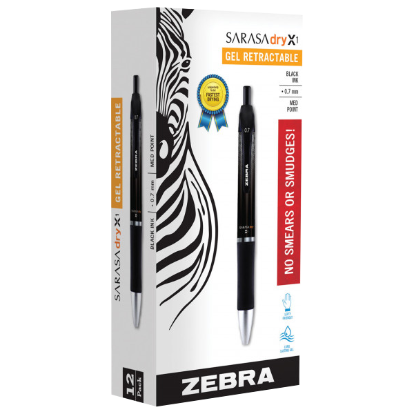 BALLPEN SARASA CLIP GEL INK 0.7MM (ZEBRA) 12X1