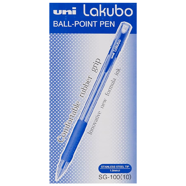 BALL-POINT PEN SG100 12 PCS.LAKUBO (UNI)