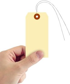 Blank Manila Shipping Tags Size #6